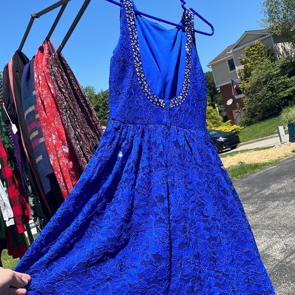 Blue Semi Formal Dress - Picture 2 of 5